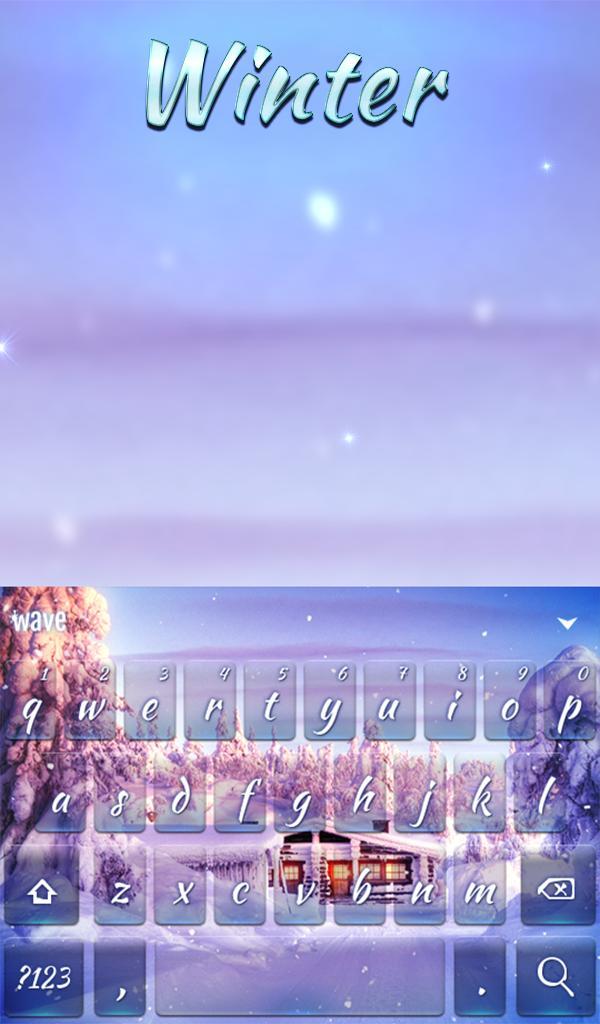 Winter Animated Keyboard + Live Wallpaper screenshot image 2_Popularmodapk.com