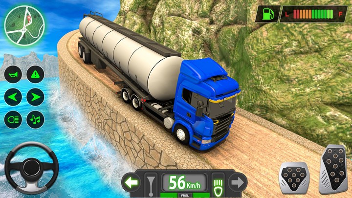 Oil Truck Parking Driving Game screenshot image 1_Popularmodapk.com