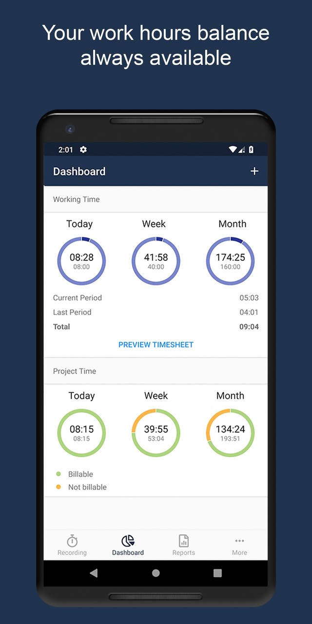 timr - time tracking with time recorder and GPS screenshot image 28_Popularmodapk.com