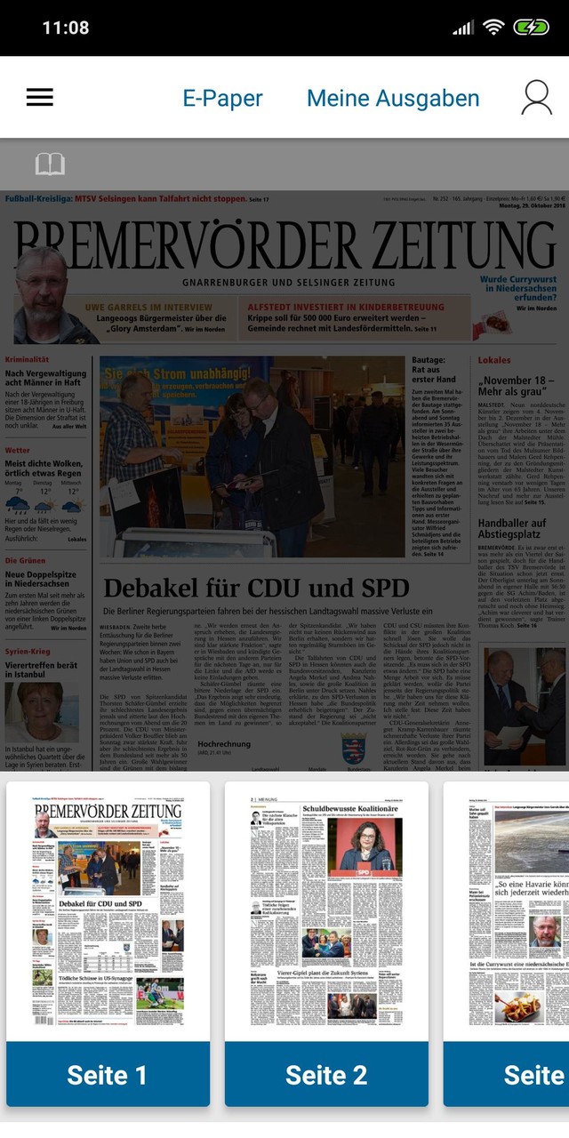 Bremervörder Zeitung e-Paper screenshot image 4_Popularmodapk.com