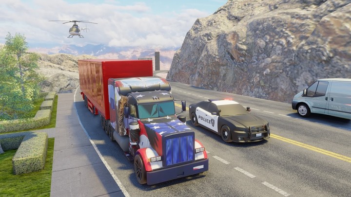 Us Truck Simulator Car Games screenshot image 2_Popularmodapk.com