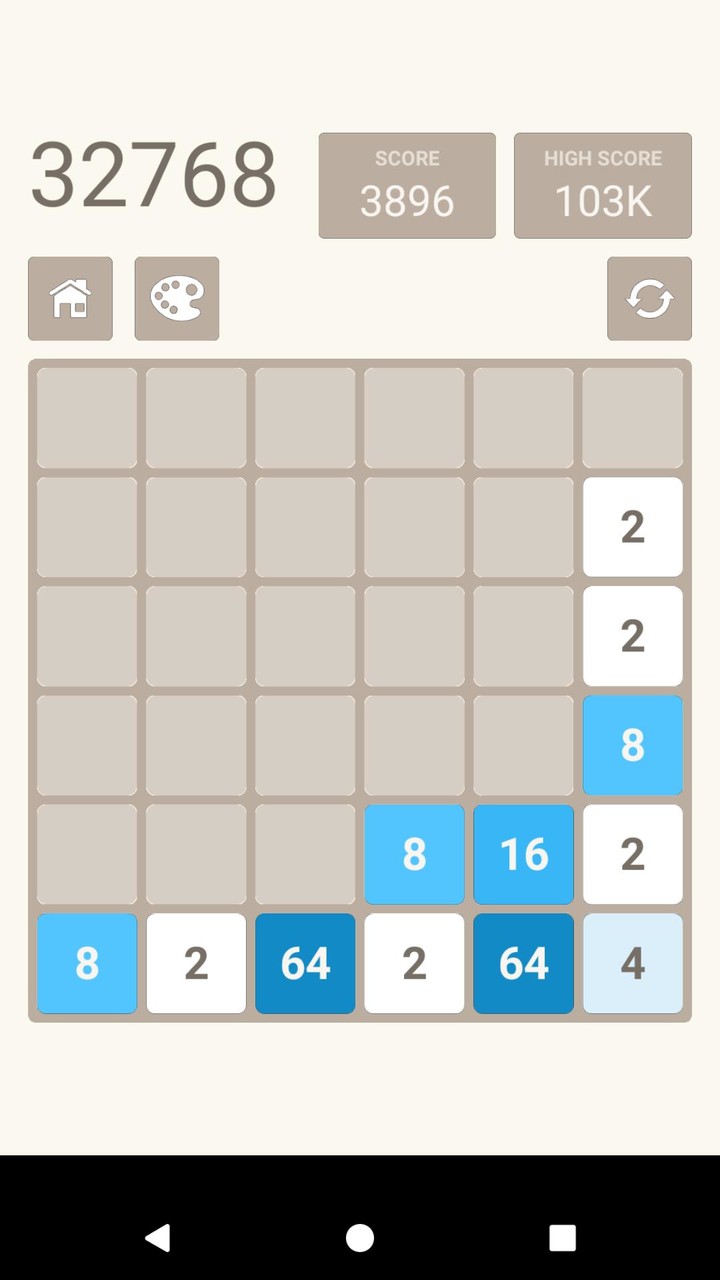 2048 Fall Down screenshot image 2_Popularmodapk.com