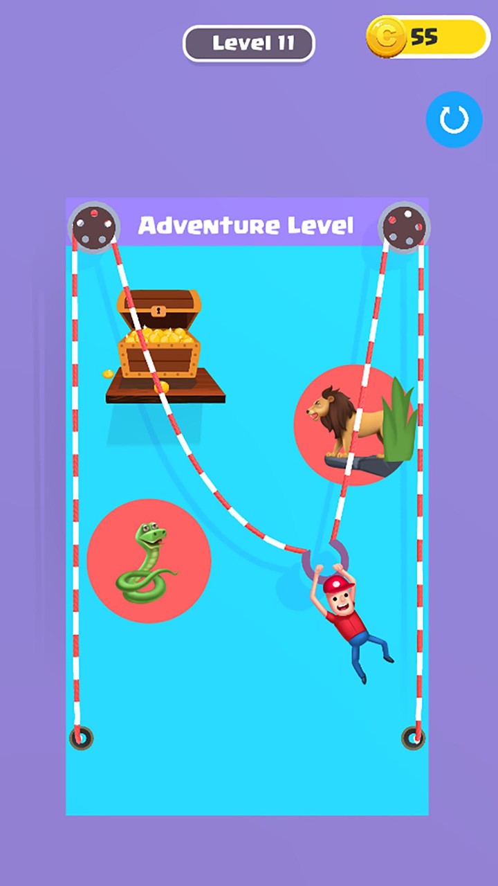 Pull The Rope screenshot image 1_Popularmodapk.com