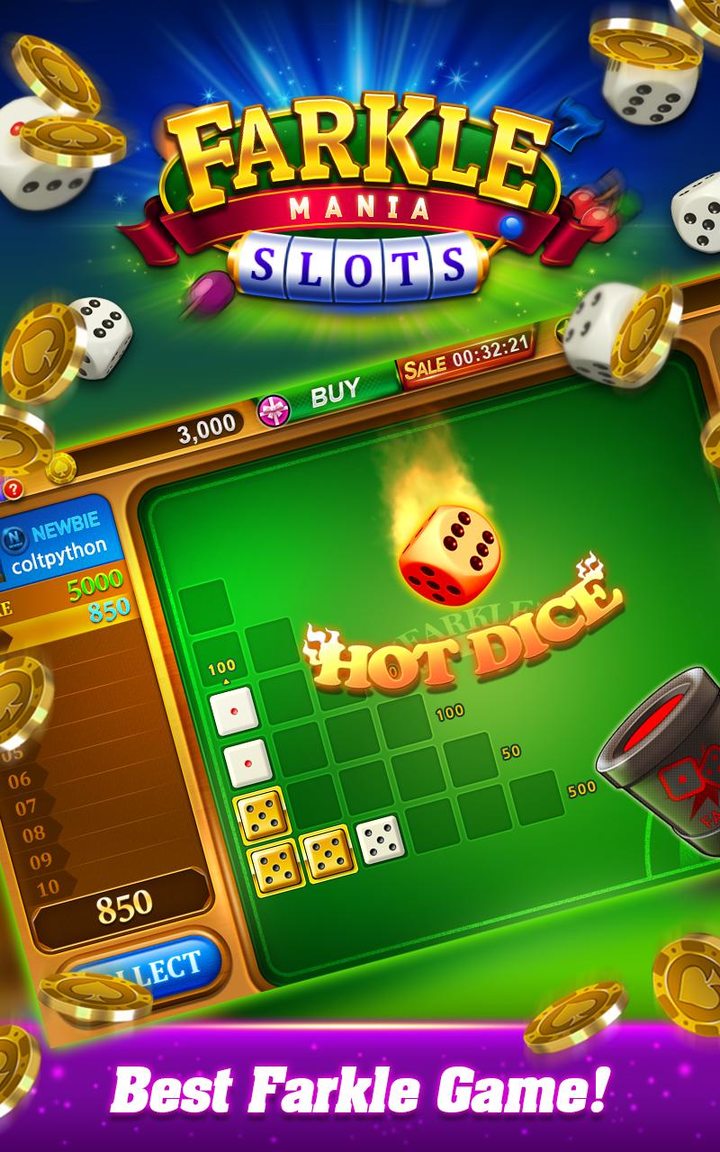 Farkle mania - slots,dice,keno screenshot image 1_Popularmodapk.com