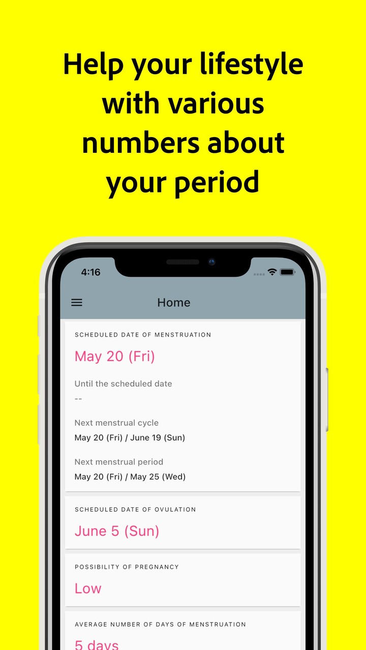 Menstrual Cycle Calendar screenshot image 6_Popularmodapk.com