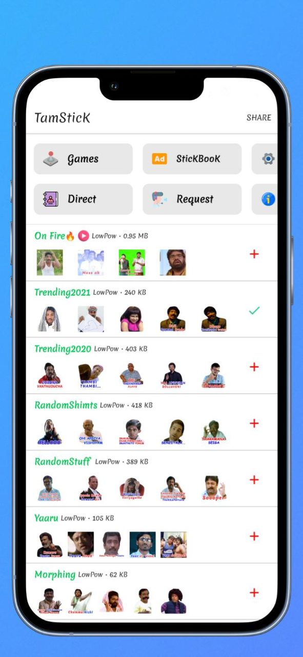 TamStick - Tamil Stickers screenshot image 2_Popularmodapk.com