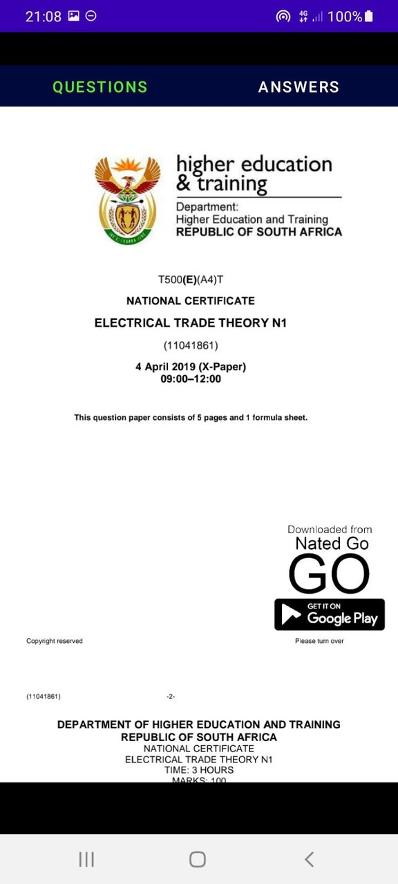 TVET N1 Electrical TradeTheory screenshot image 22_Popularmodapk.com