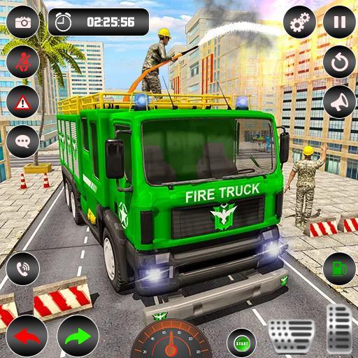 Emergency Fire Truck Simulator screenshot image 1_Popularmodapk.com