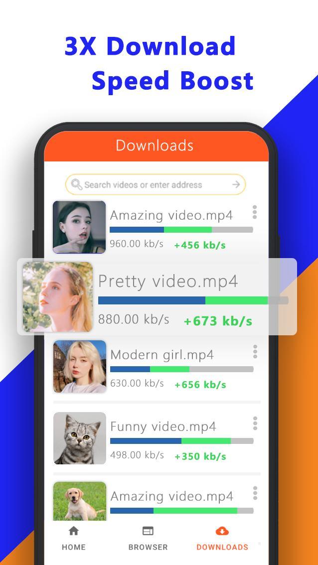 Video downloader app - social HD videos downloader screenshot image 2_Popularmodapk.com