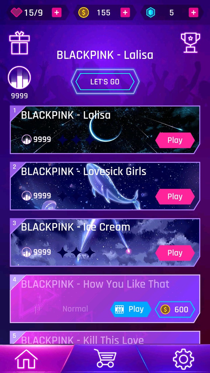 Kpop Music Rolling Color Ball screenshot image 1_Popularmodapk.com