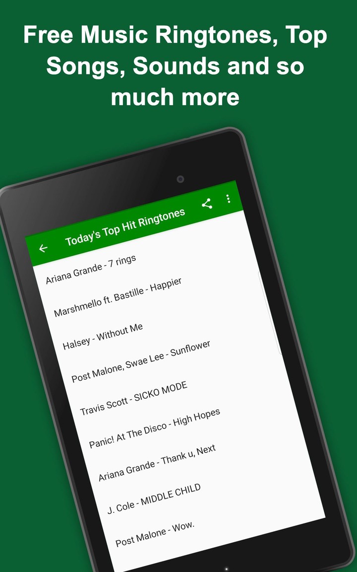 Today's Hit Ringtones - Free New Music Ring Tones screenshot image 9_Popularmodapk.com