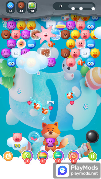 Bubble Shooter : Animals Pop<span>(Unlimited Currency)</span> screenshot image 5_Popularmodapk.com