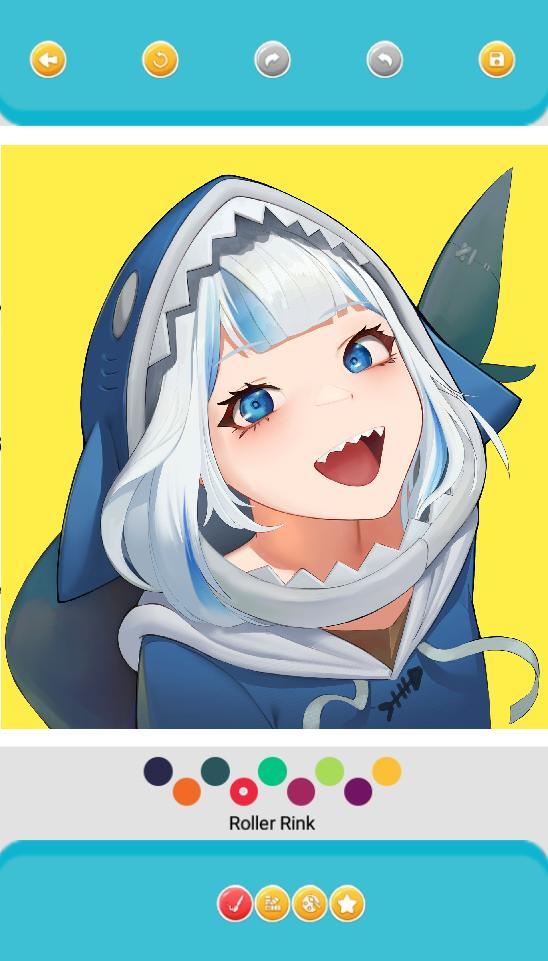 Gawr Gura Coloring Book screenshot image 5_Popularmodapk.com