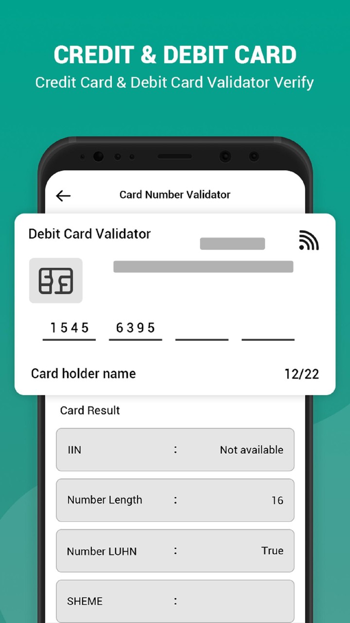 Credit Card Number validator screenshot image 10_Popularmodapk.com