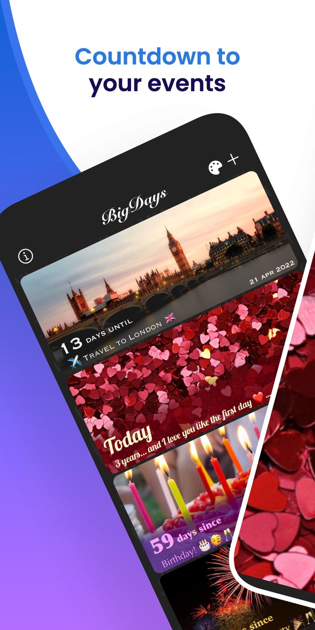 Big Days - Events Countdown screenshot image 6_Popularmodapk.com