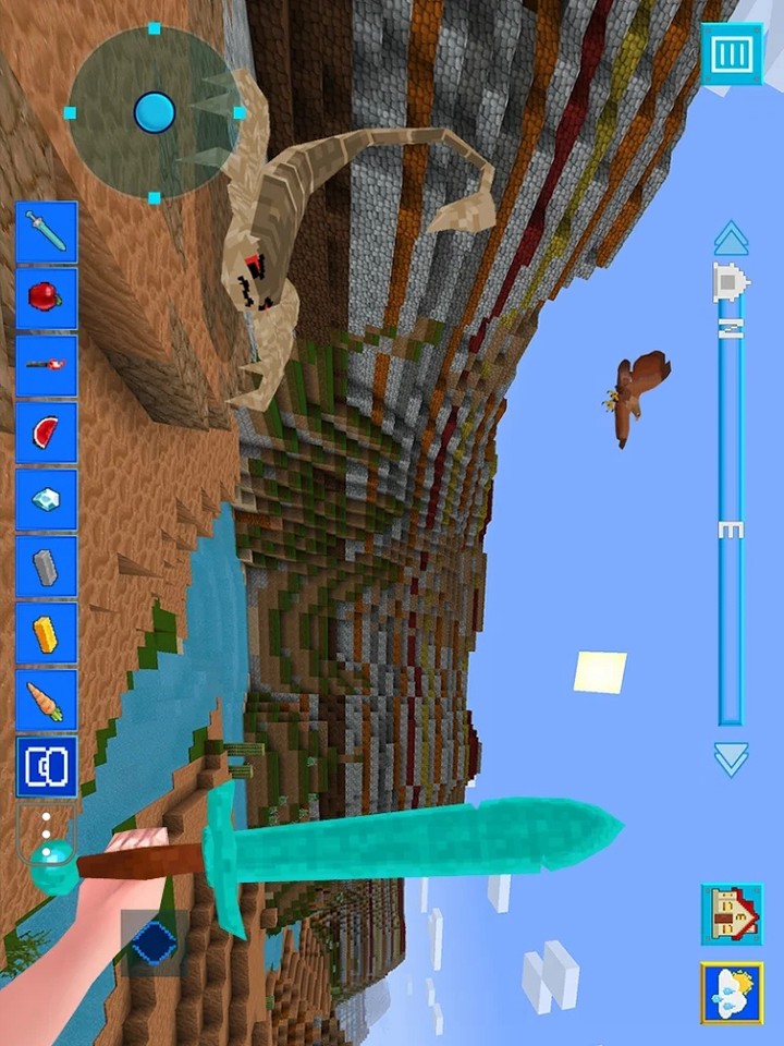 Terracraft: Block Build and Mine Survival Craft(No google framework) screenshot image 4_Popularmodapk.com