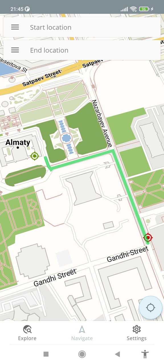 Almaty Kazakhstan Offline Map screenshot image 2_Popularmodapk.com