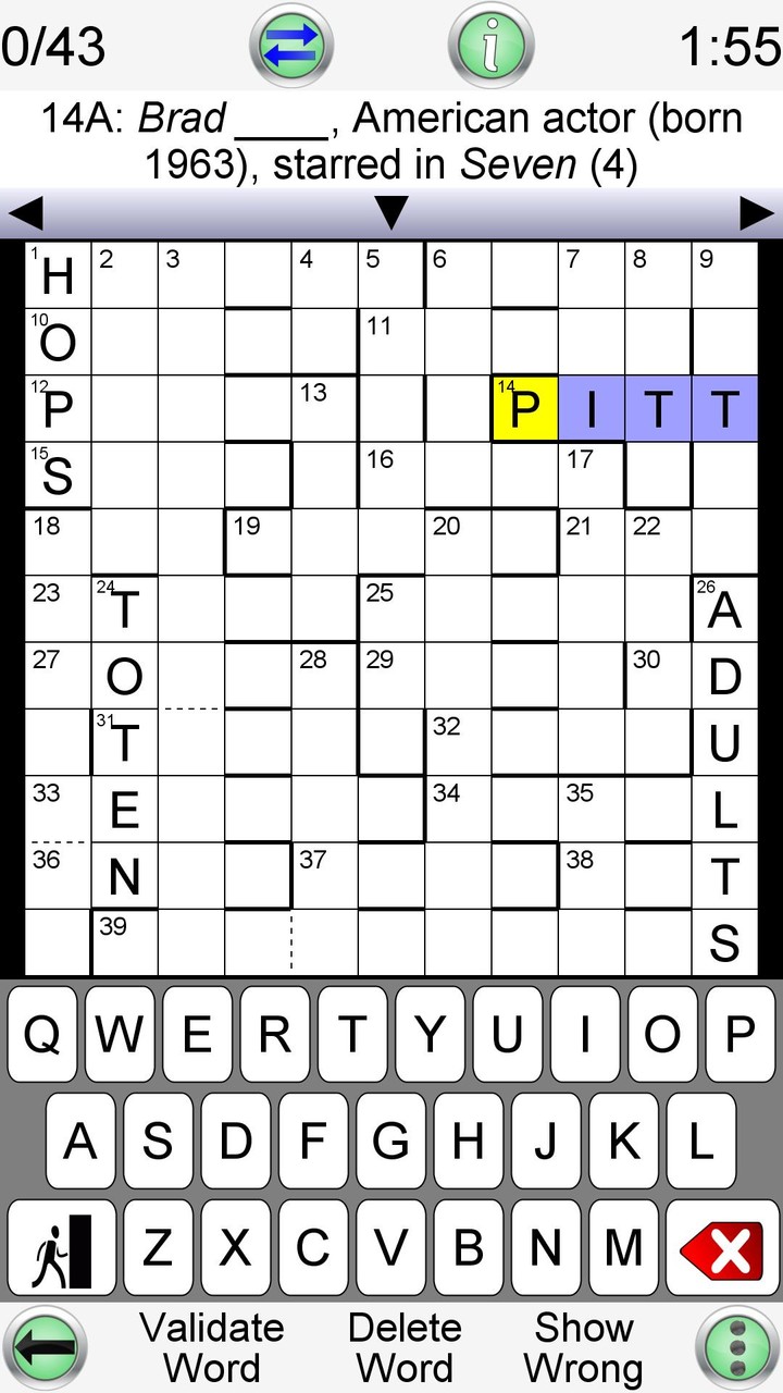 Barred Crossword screenshot image 1_Popularmodapk.com