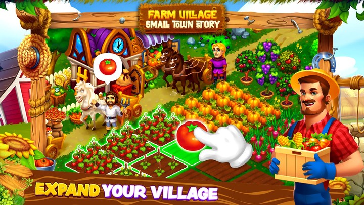 Happy Farm Town Small Village screenshot image 5_Popularmodapk.com