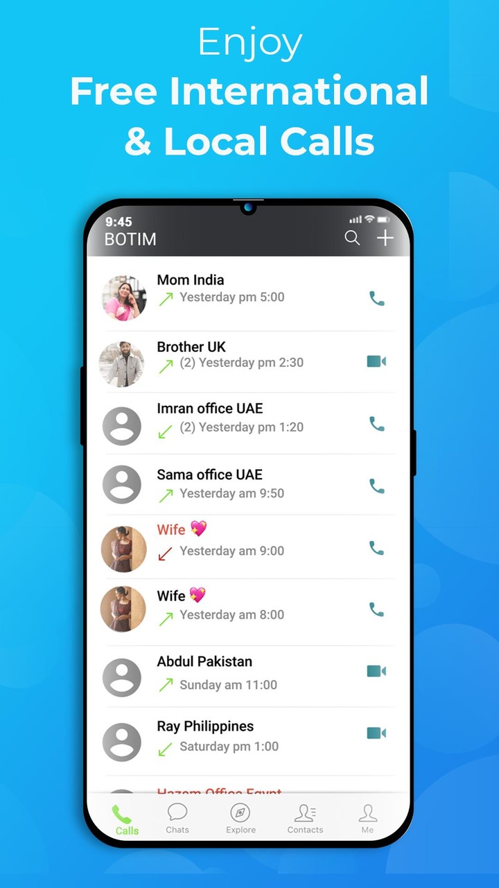 BOTIM - Video and Voice Call screenshot image 2_Popularmodapk.com
