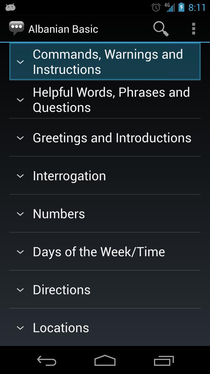 Albanian Basic Phrases screenshot image 1_Popularmodapk.com