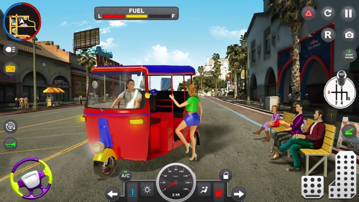 Indian Auto Rickshaw Driving screenshot image 2_Popularmodapk.com