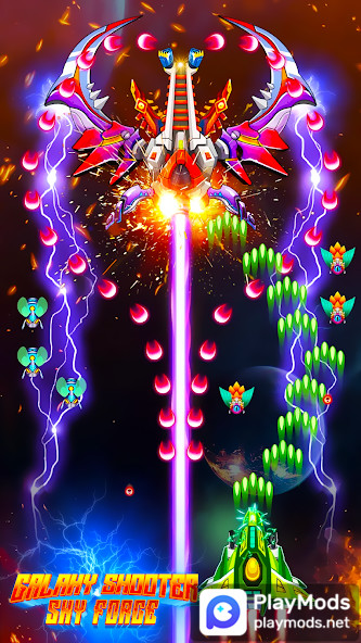 Galaxy Shooter Sky Force<span>(Unlimited money)</span> screenshot image 4_Popularmodapk.com