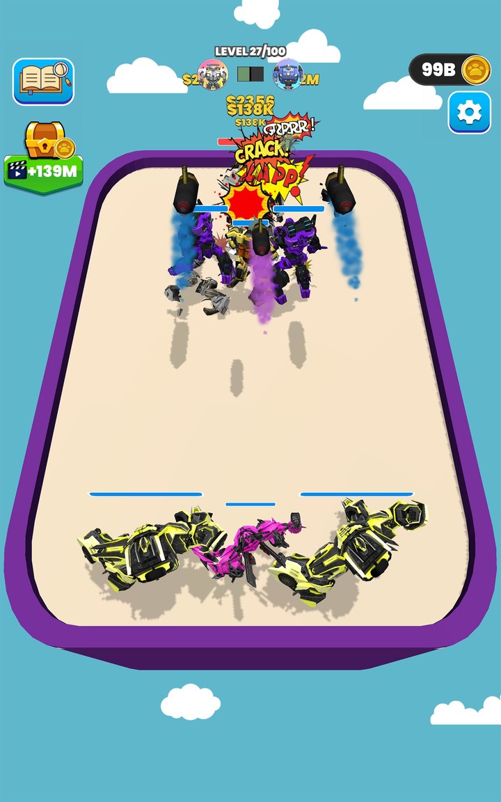 Merge Master: Robot Action Car screenshot image 20_Popularmodapk.com