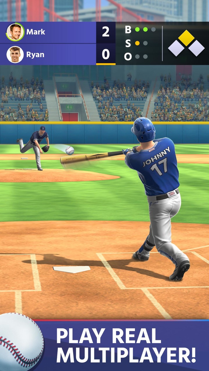 Baseball: Home Run screenshot image 5_Popularmodapk.com