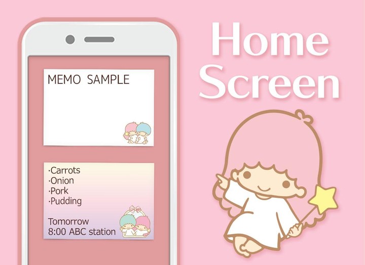 Notepad Little Twin Stars screenshot image 6_Popularmodapk.com
