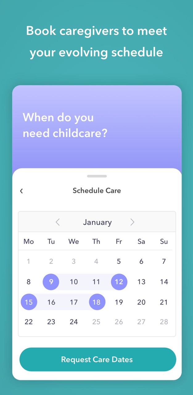 WeeCare: Childcare You'll Love screenshot image 4_Popularmodapk.com