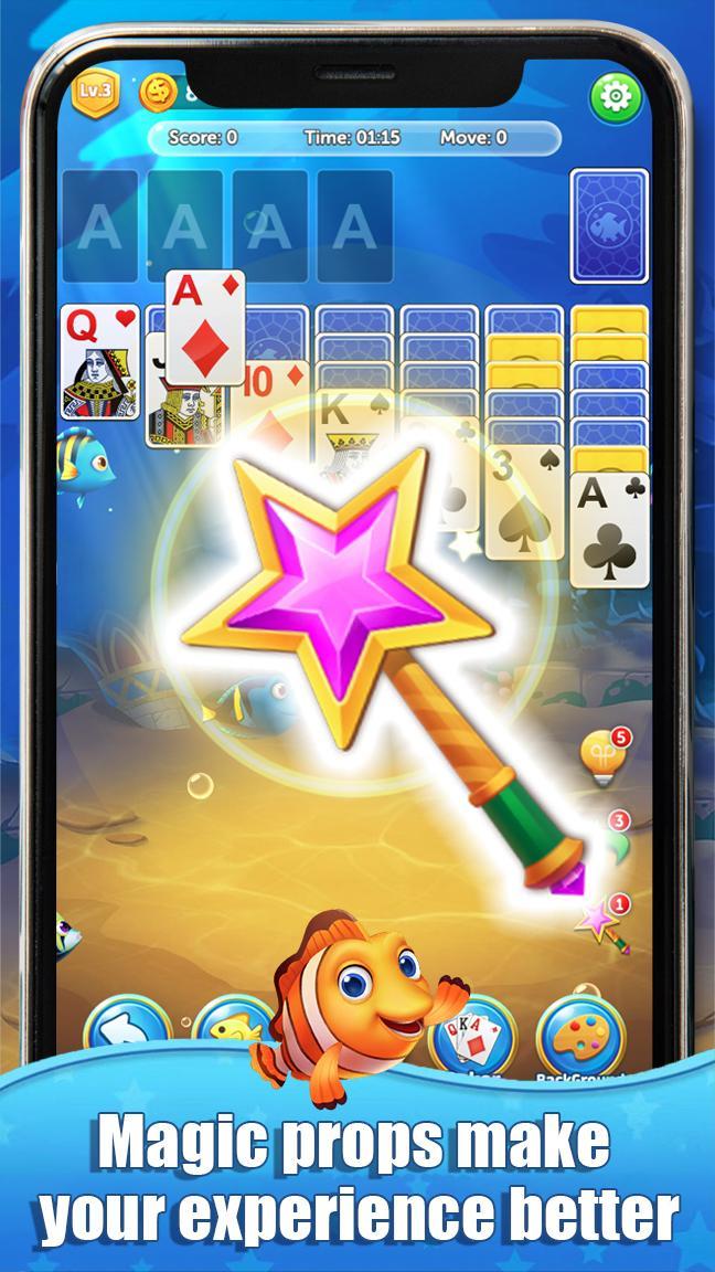 Fish Tide Solitaire screenshot image 2_Popularmodapk.com