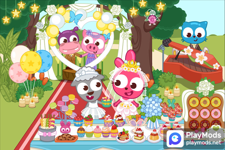 PapoTown_WeddingParty<span>(unlock all content)</span> screenshot image 3_Popularmodapk.com
