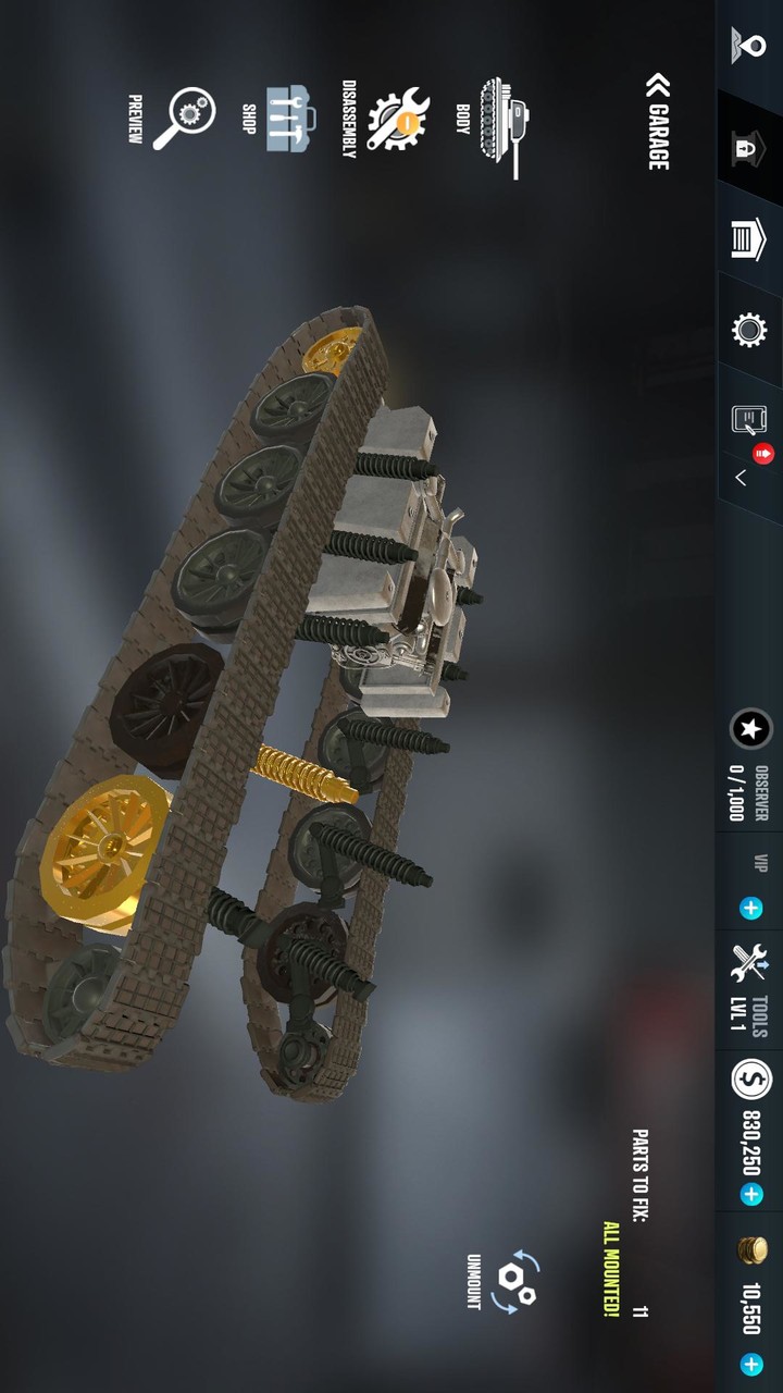 Tank Mechanic Simulator<span>(No Ads)</span> screenshot image 4_Popularmodapk.com