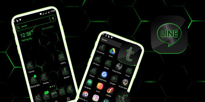 Cool Neon Green Launcher Theme screenshot image 18_Popularmodapk.com
