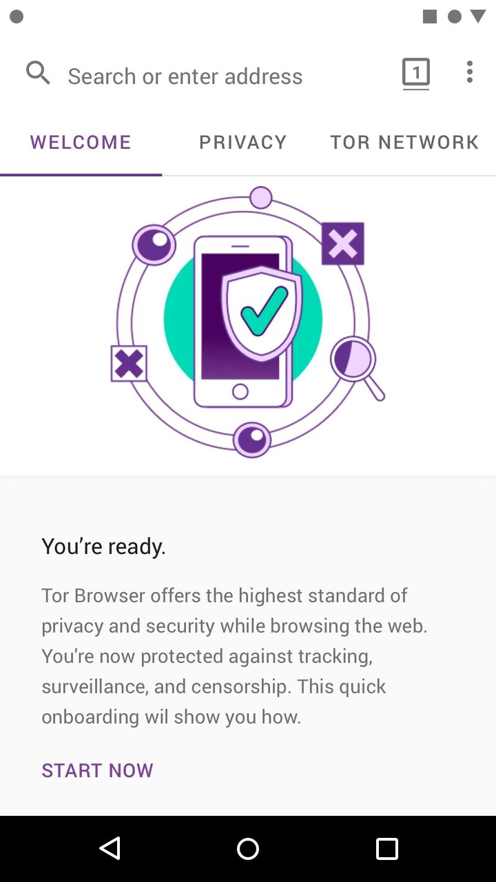 Tor Browser (Alpha) screenshot image 2_Popularmodapk.com