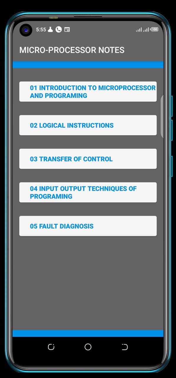 Microprocessor Notes App screenshot image 3_Popularmodapk.com
