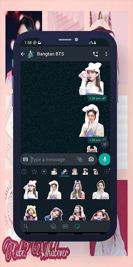 Nayeon Twice WASticker screenshot image 1_Popularmodapk.com