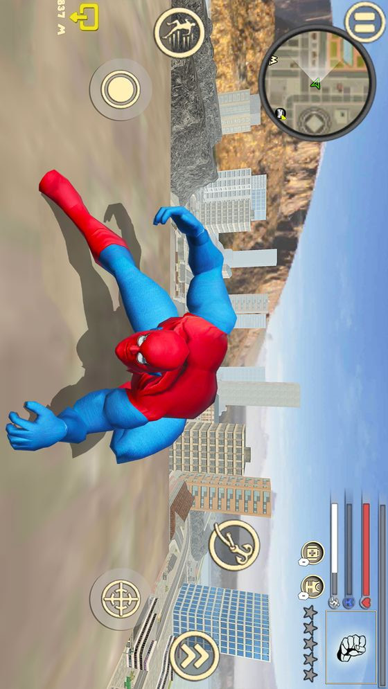 Amazing Spider Rope Hero - Super Vice Town Crime<span>(Large currency)</span> screenshot image 1_Popularmodapk.com