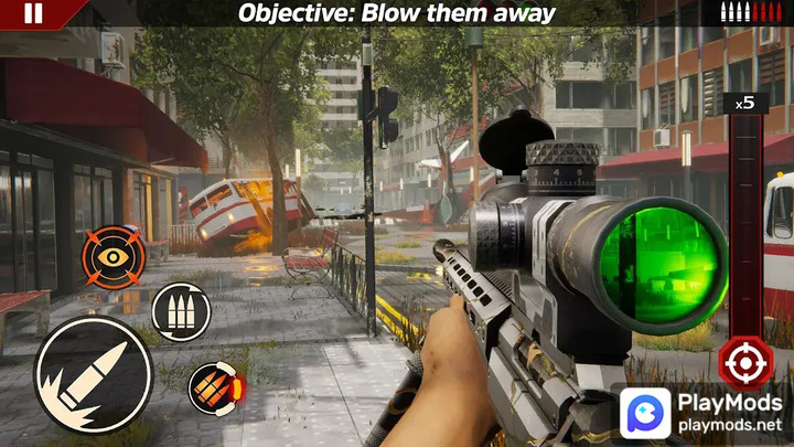 SNIPER ZOMBIE 2: Crime City<span>(Free Shopping)</span> screenshot image 9_Popularmodapk.com