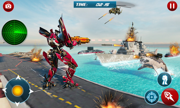 Navy Submarine War Robot Games screenshot image 1_Popularmodapk.com