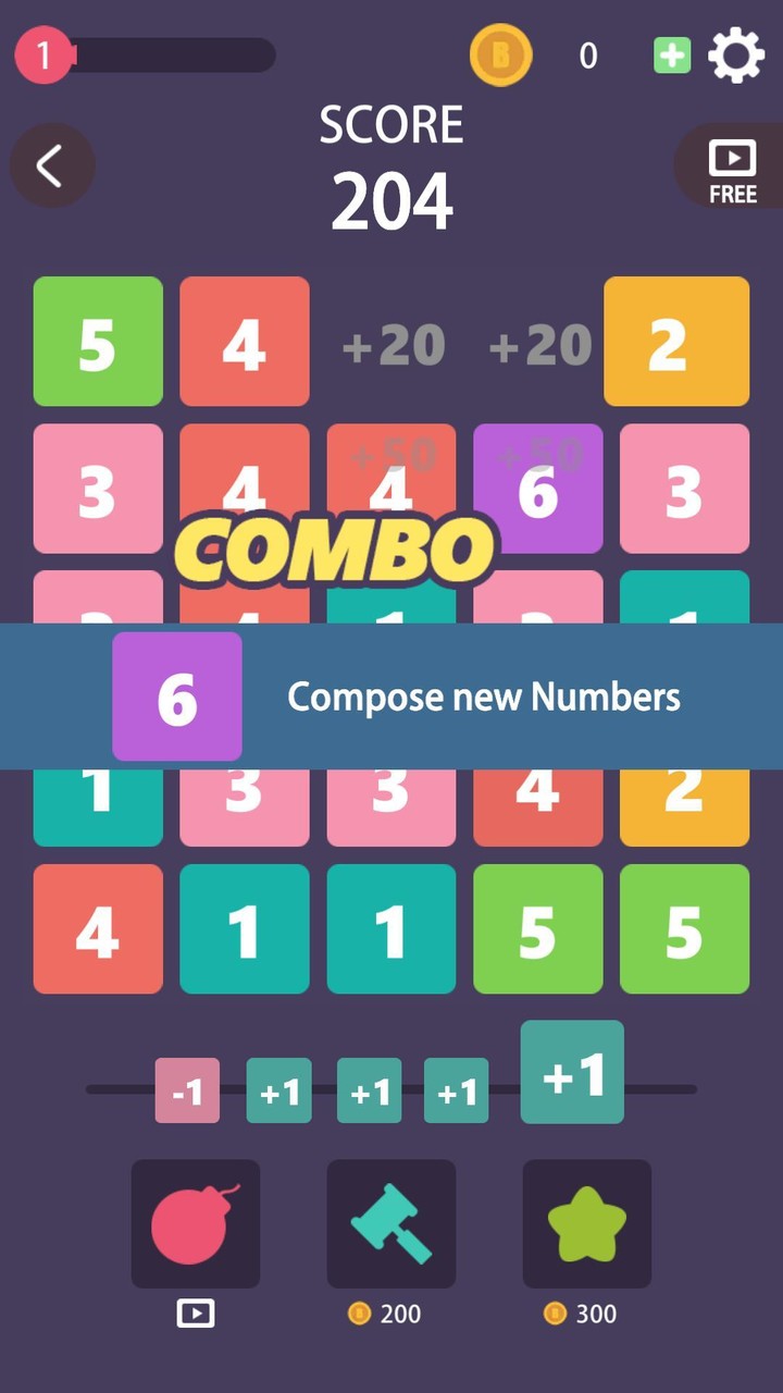 Merge Number-Merge Puzzle screenshot image 2_Popularmodapk.com
