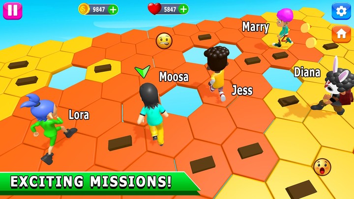 Stumble Run Guys Fall .io race screenshot image 14_Popularmodapk.com