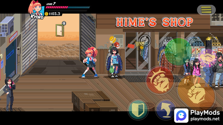Crunchyroll: River City Girls<span>(mod menu)</span> screenshot image 3_Popularmodapk.com