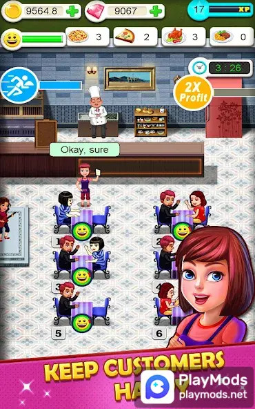 Restaurant Tycoon : Cafe game<span>(Speed change)</span> screenshot image 2_Popularmodapk.com