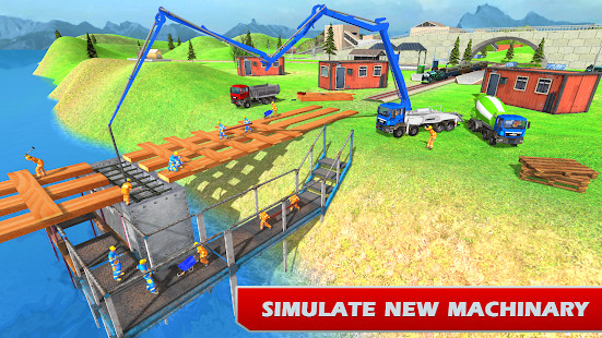 Train Bridge Construction: Railroad Building Sim<span>(Unlocked)</span> screenshot image 1_Popularmodapk.com