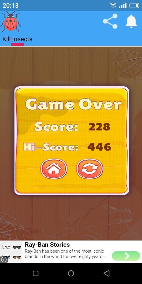 لعبة قتل الحشرات...هههه screenshot image 1_Popularmodapk.com