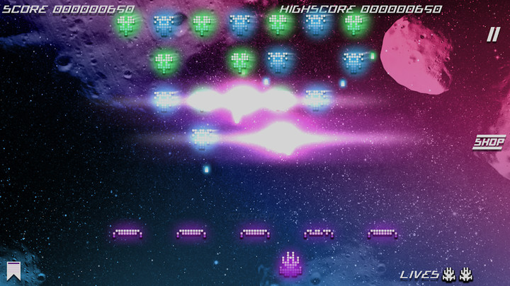 Kosmik Revenge - Retro Arcade Shoot 'Em Up<span>(Full)</span> screenshot image 2_Popularmodapk.com