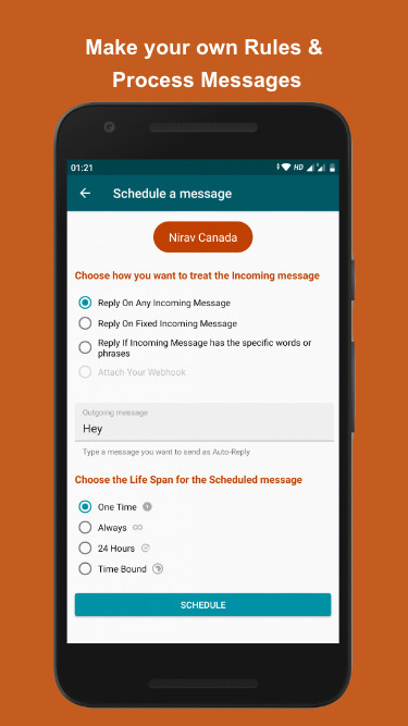 YaaRobot - Auto Reply for WhatsApp screenshot image 2_Popularmodapk.com