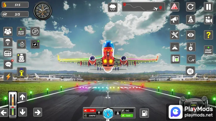 Real Flight Sim Airplane Games<span>(No Ads)</span> screenshot image 1_Popularmodapk.com